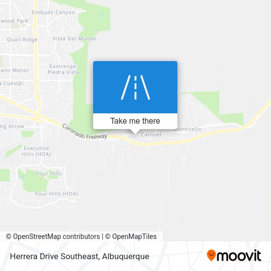 Herrera Drive Southeast map