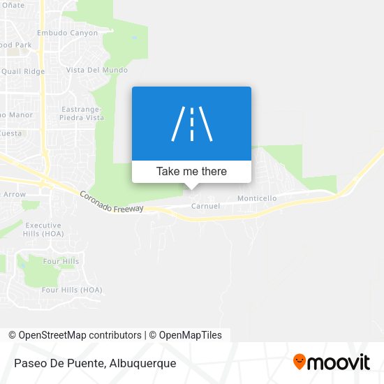 Paseo De Puente map