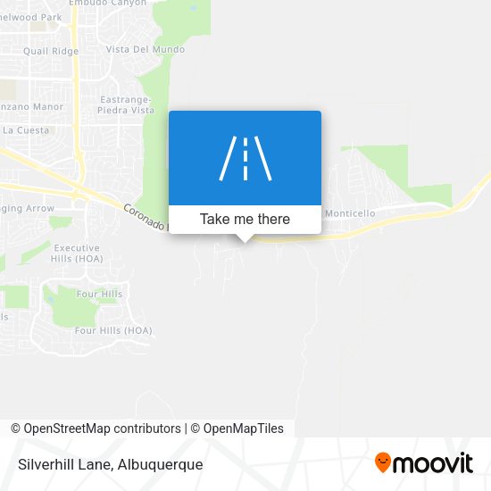 Silverhill Lane map