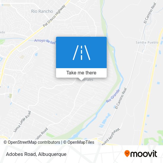 Mapa de Adobes Road