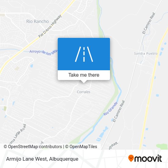 Armijo Lane West map