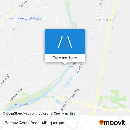 Mapa de Bosque Acres Road