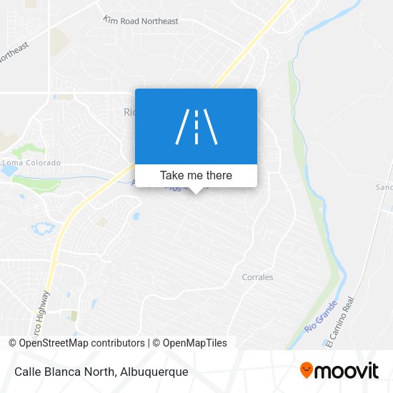 Mapa de Calle Blanca North
