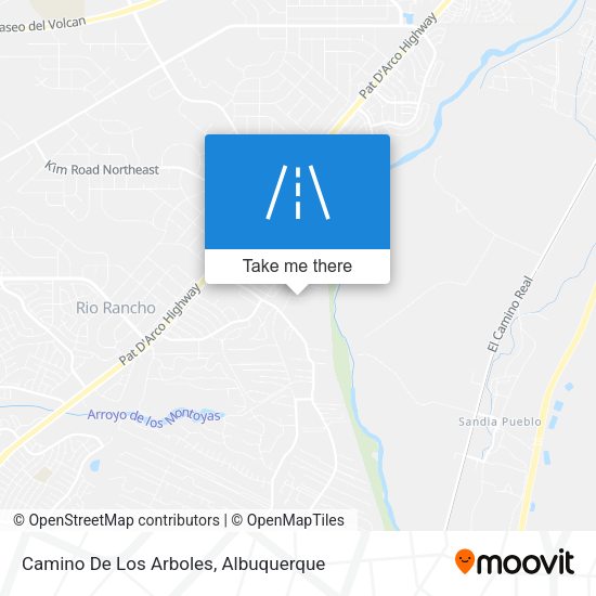 Camino De Los Arboles map