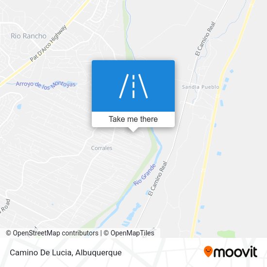 Camino De Lucia map