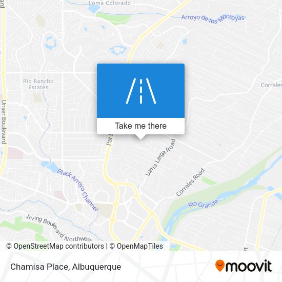 Mapa de Chamisa Place