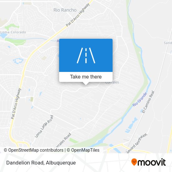 Mapa de Dandelion Road