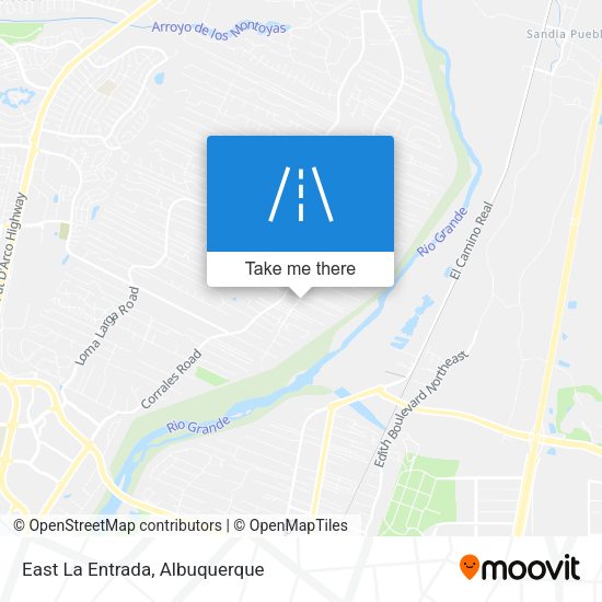 East La Entrada map