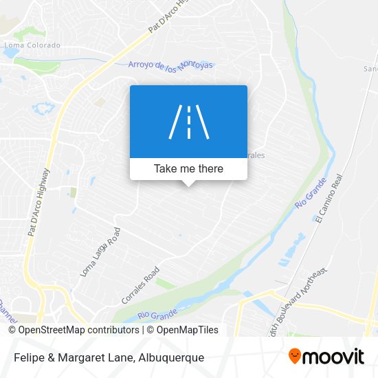 Mapa de Felipe & Margaret Lane