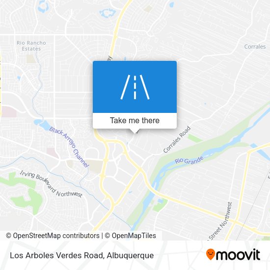 Los Arboles Verdes Road map