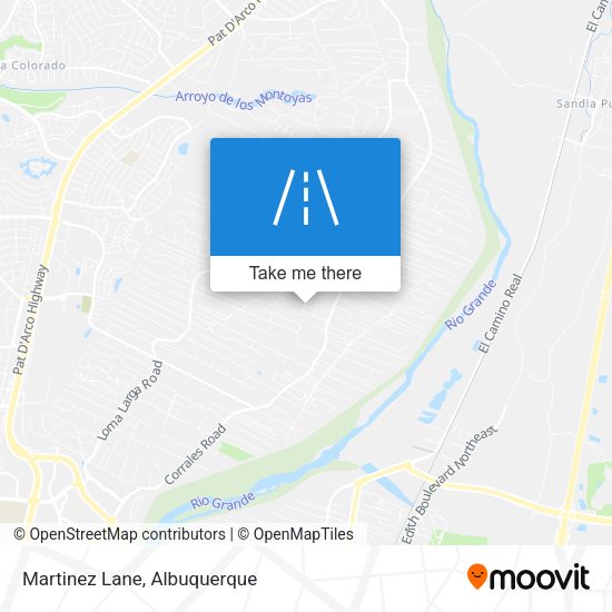 Mapa de Martinez Lane