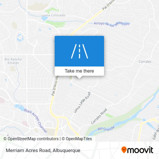 Merriam Acres Road map