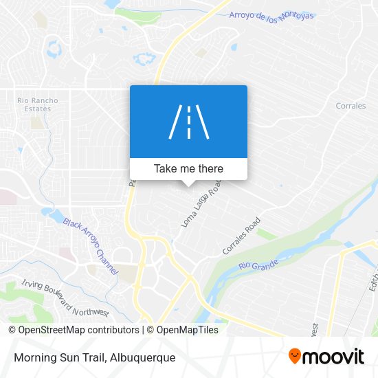 Morning Sun Trail map