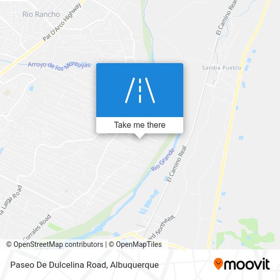 Mapa de Paseo De Dulcelina Road