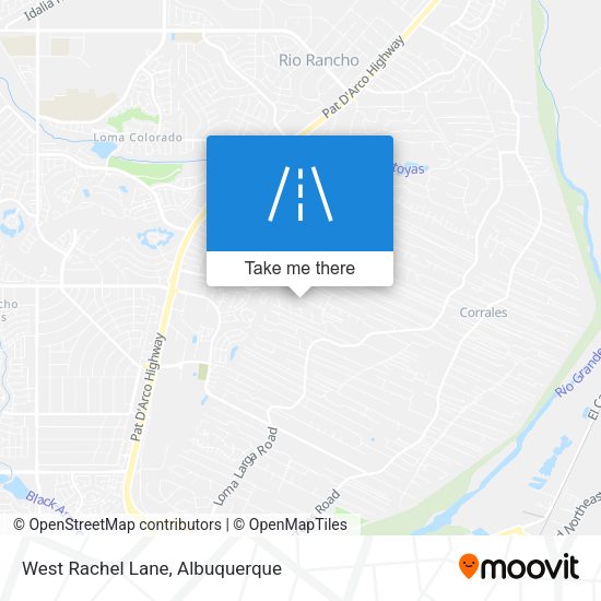 Mapa de West Rachel Lane