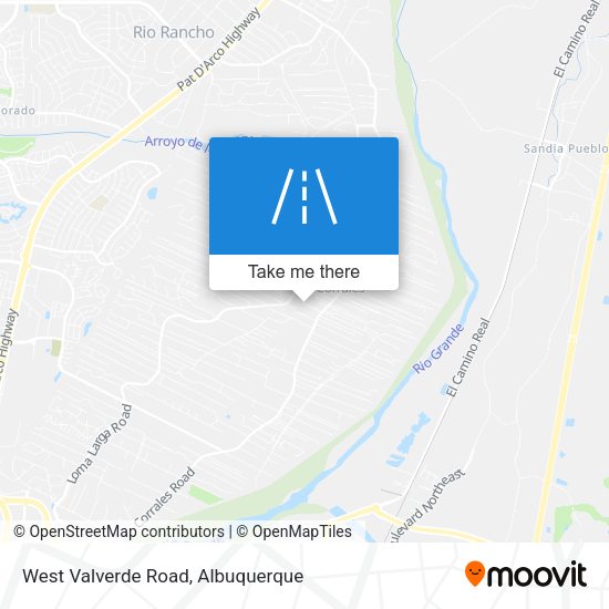 West Valverde Road map