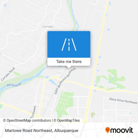 Marlowe Road Northeast map