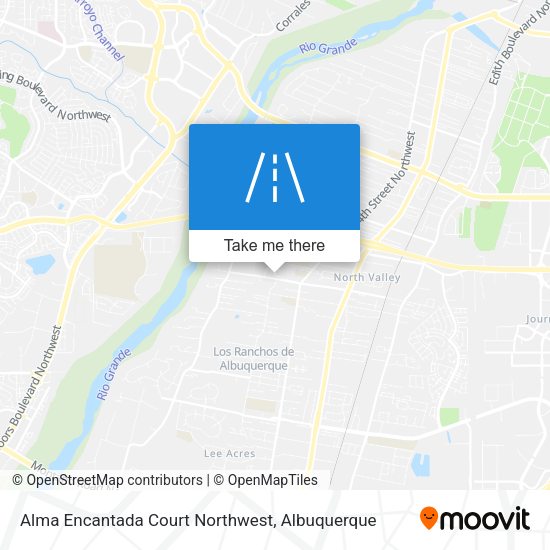 Mapa de Alma Encantada Court Northwest