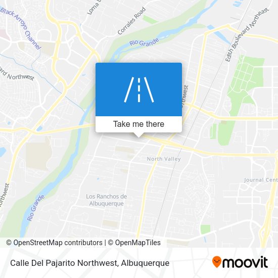 Mapa de Calle Del Pajarito Northwest