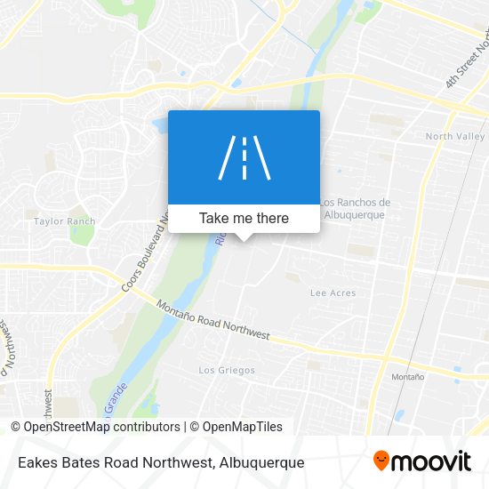 Eakes Bates Road Northwest map
