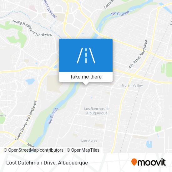 Lost Dutchman Drive map