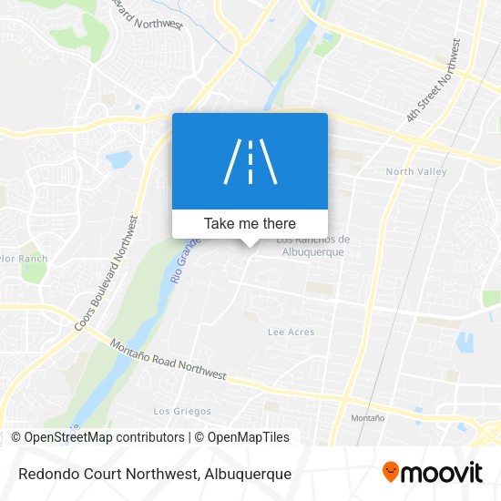 Redondo Court Northwest map