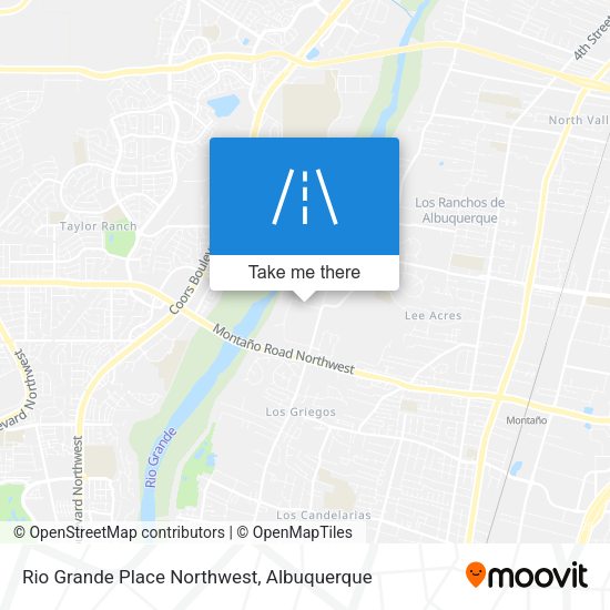 Mapa de Rio Grande Place Northwest