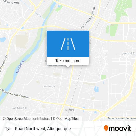Tyler Road Northwest map