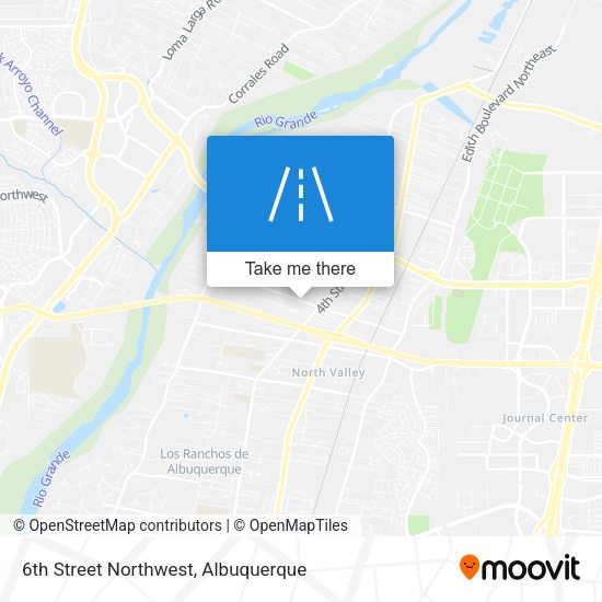 6th Street Northwest map