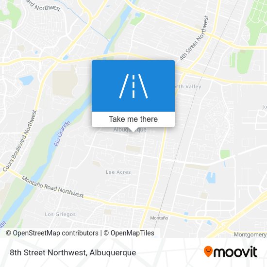 Mapa de 8th Street Northwest