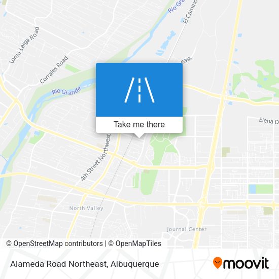 Alameda Road Northeast map
