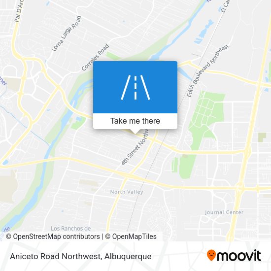 Aniceto Road Northwest map