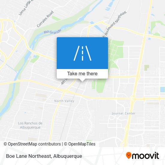 Boe Lane Northeast map