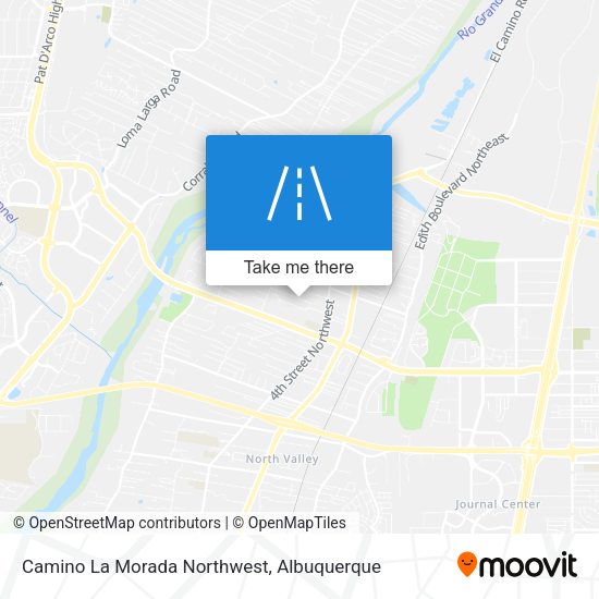 Mapa de Camino La Morada Northwest