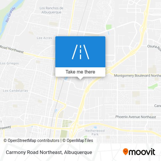 Carmony Road Northeast map