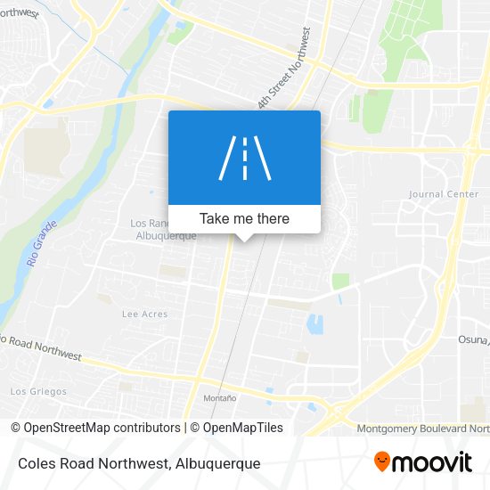 Mapa de Coles Road Northwest