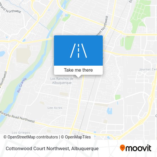 Cottonwood Court Northwest map