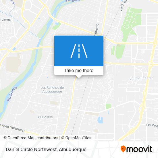 Daniel Circle Northwest map