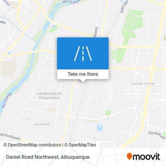Daniel Road Northwest map