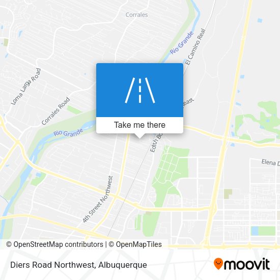 Diers Road Northwest map