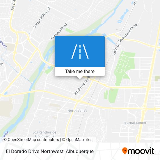 El Dorado Drive Northwest map