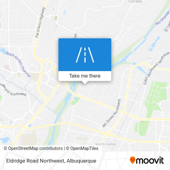Eldridge Road Northwest map