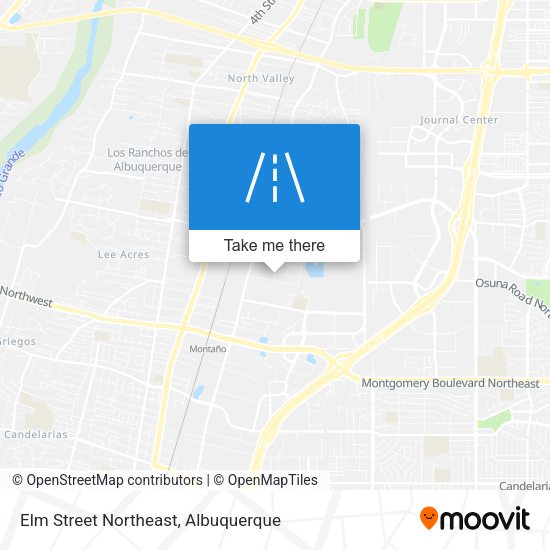 Elm Street Northeast map