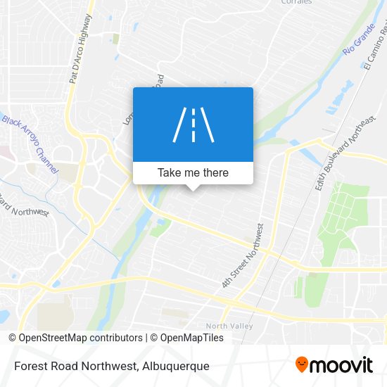 Mapa de Forest Road Northwest