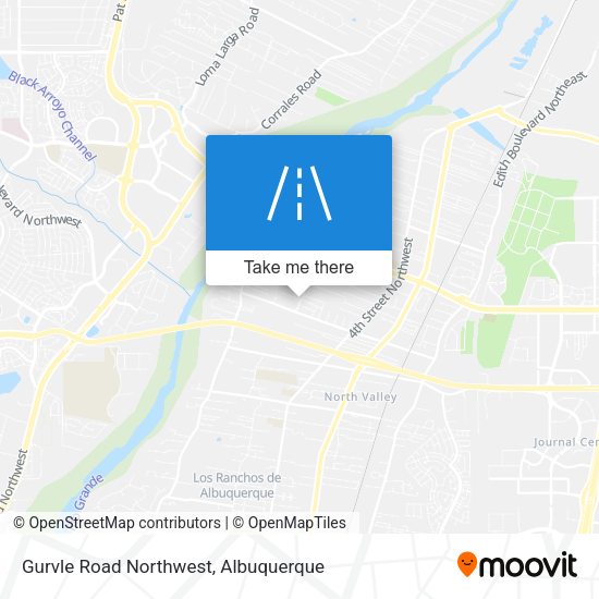 Gurvle Road Northwest map