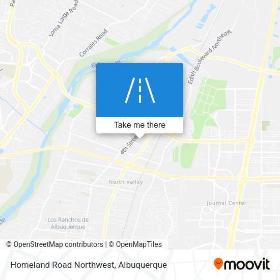 Mapa de Homeland Road Northwest