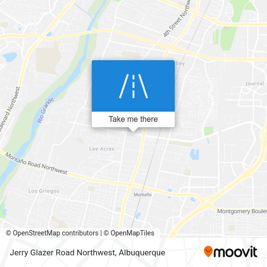 Mapa de Jerry Glazer Road Northwest