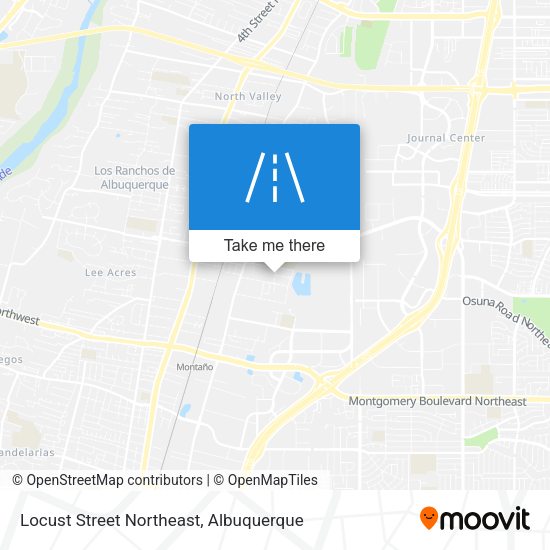 Mapa de Locust Street Northeast