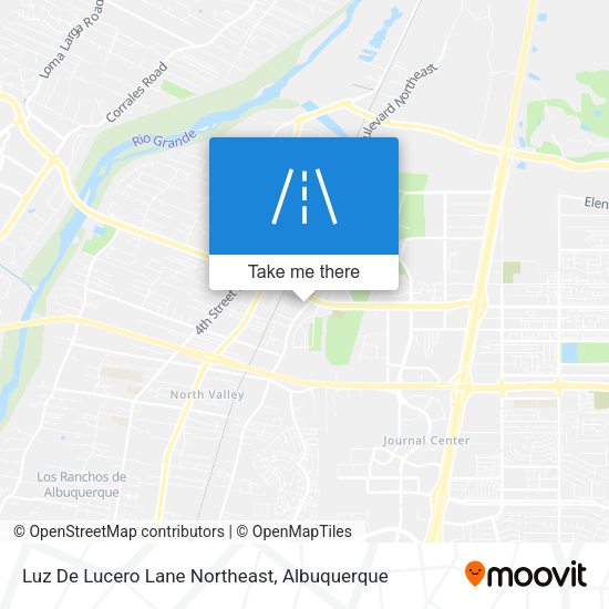 Mapa de Luz De Lucero Lane Northeast