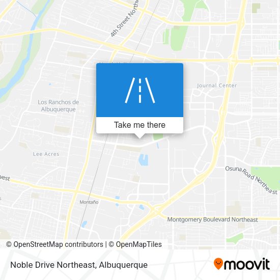 Noble Drive Northeast map